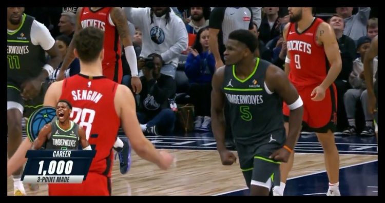 23歲186天！愛(ài)德華茲成NBA歷史上最年輕投進(jìn)1000記三分球員