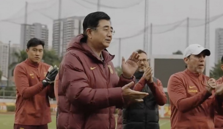  U20亞洲杯開(kāi)賽在即，足協(xié)主席宋凱探班U20國青隊