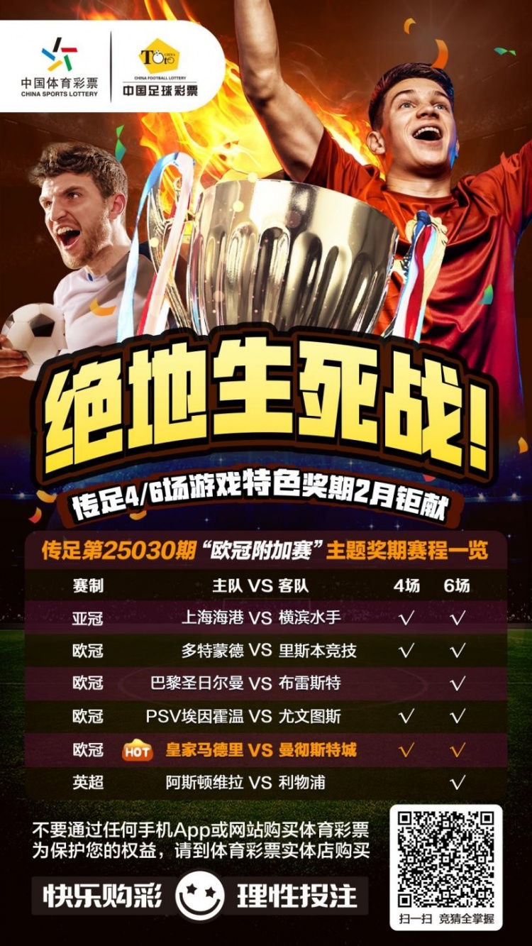  絕地生死戰！傳足特色獎期第25030期聚焦歐冠附加賽