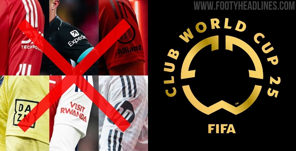  FIFA不允許世俱杯球隊有袖標贊助，需貼上世俱杯徽標