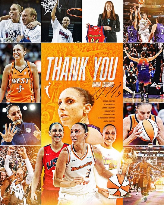  傳奇落幕！WNBA巨星陶樂(lè )西宣布退役 結束20年職業(yè)生涯