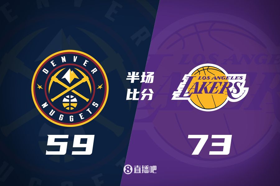  水銀瀉地的進(jìn)攻火力次節暫緩！東契奇25分 湖人半場(chǎng)領(lǐng)先掘金14分