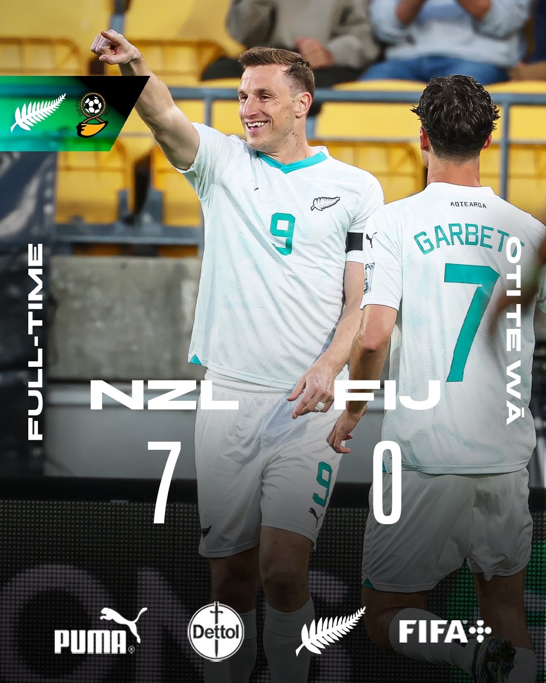  距世界杯一步之遙！新西蘭7-0進(jìn)大洋洲決賽，其FIFA排名高國足1位